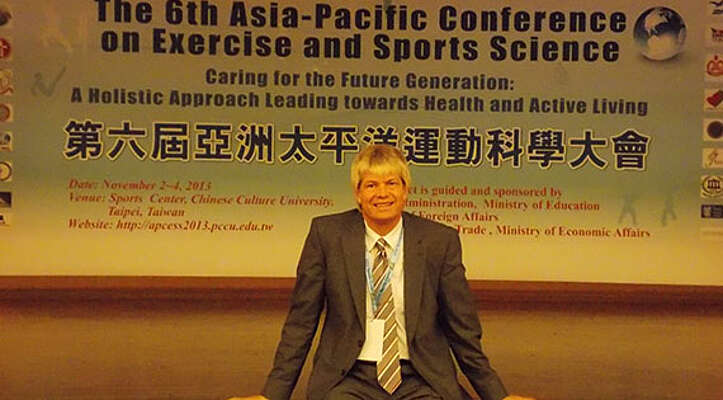 Prof. Dr. Wienecke auf der Asian Pacific Conference of Exercise and Sport Science Taipei
